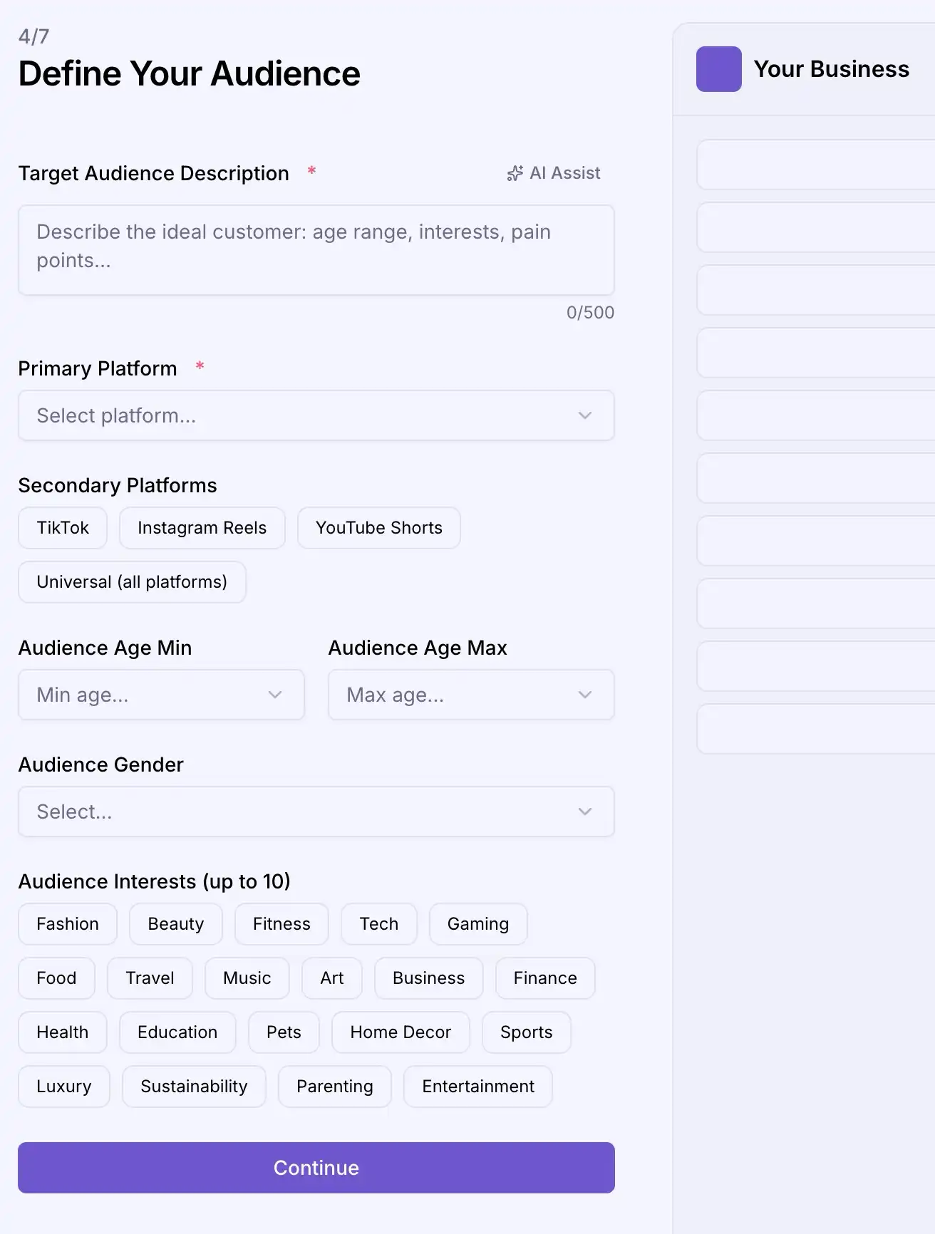 Brand onboarding and kit creation