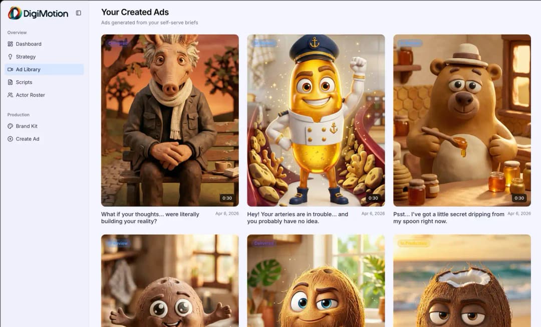 Scale ad production with packages