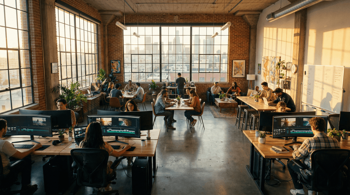 DigiMotion creative agency workspace